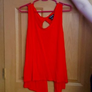 Trouve - open back women's M shirt - like new